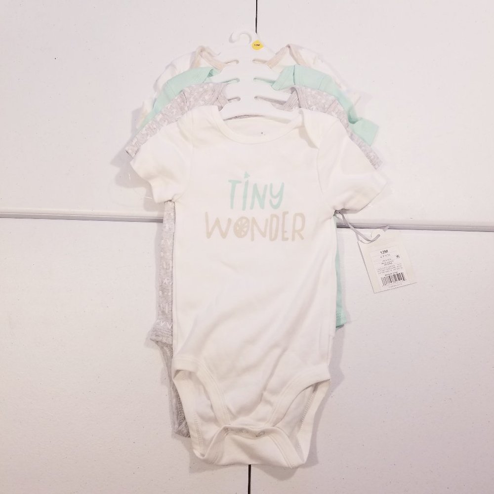 Cloud Island 4 Pack of Bodysuits